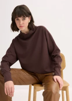 Sweat oversize en matière néoprène douce