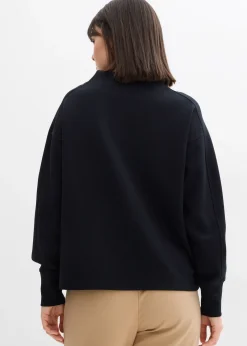 Sweat oversize en matière néoprène douce