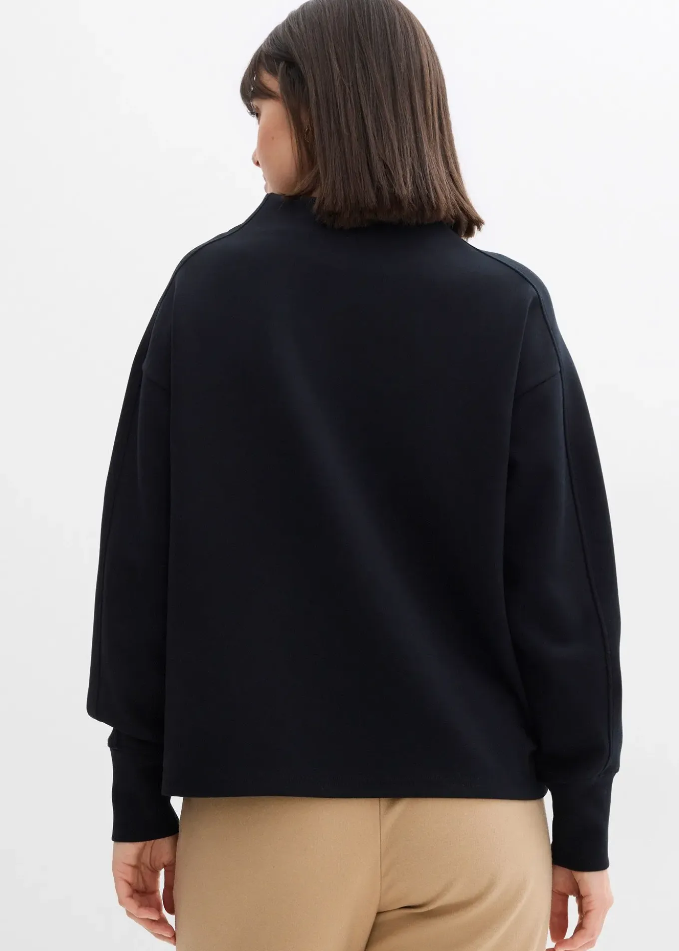 Sweat oversize en matière néoprène douce