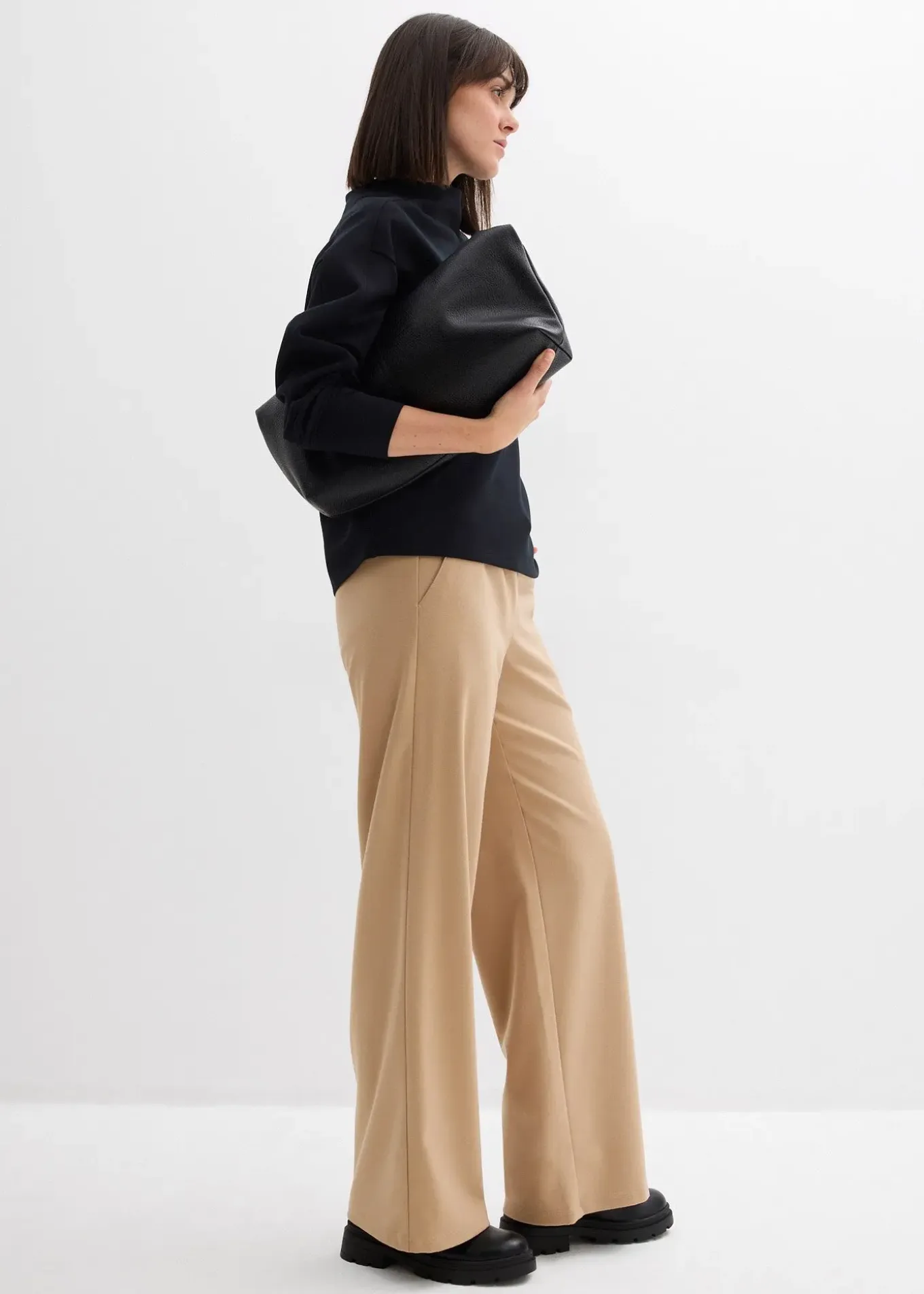 Sweat oversize en matière néoprène douce