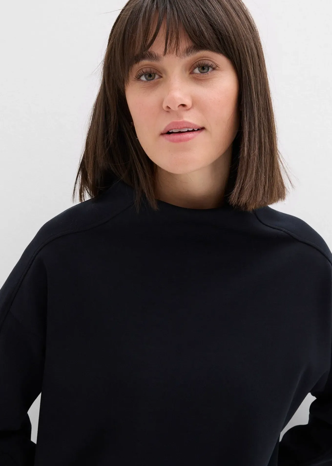 Sweat oversize en matière néoprène douce