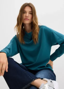 Sweat oversize en matière néoprène douce