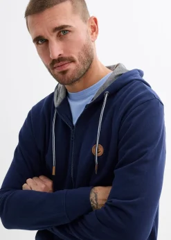 Sweat zippé à capuche