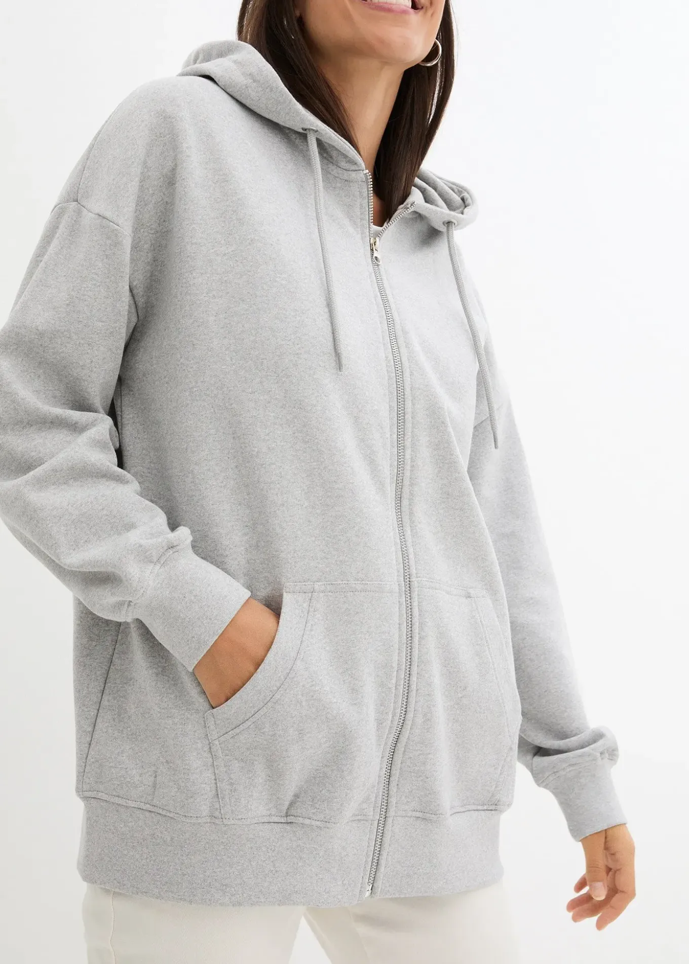 Sweat zippé à capuche