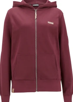 Sweat zippé à capuche, 100% coton