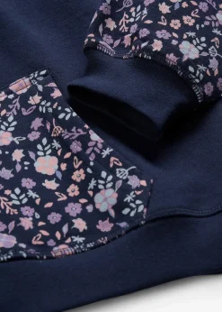 Sweat zippé à capuche 100% coton