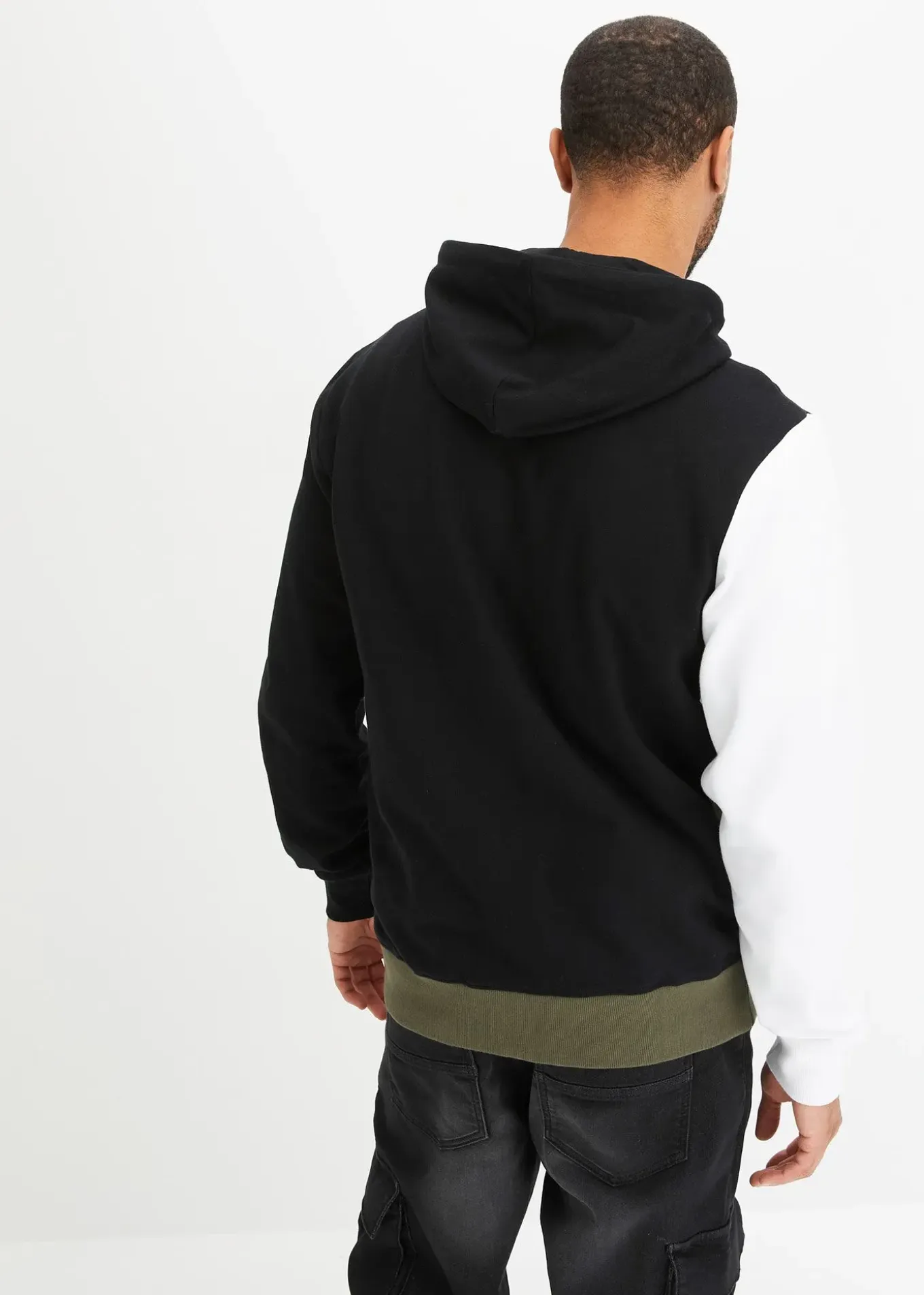 Sweat zippé à capuche 100% coton