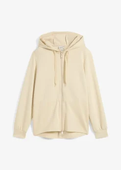Sweat zippé à capuche, extensible