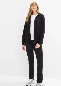 Sweat zippé à capuche, extensible