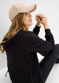 Sweat zippé à capuche, extensible