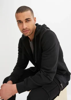 Sweat zippé à capuche, regular