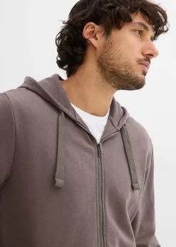 Sweat zippé à capuche, regular