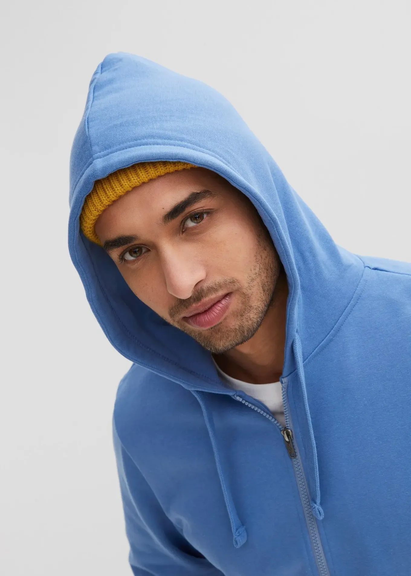 Sweat zippé à capuche, regular