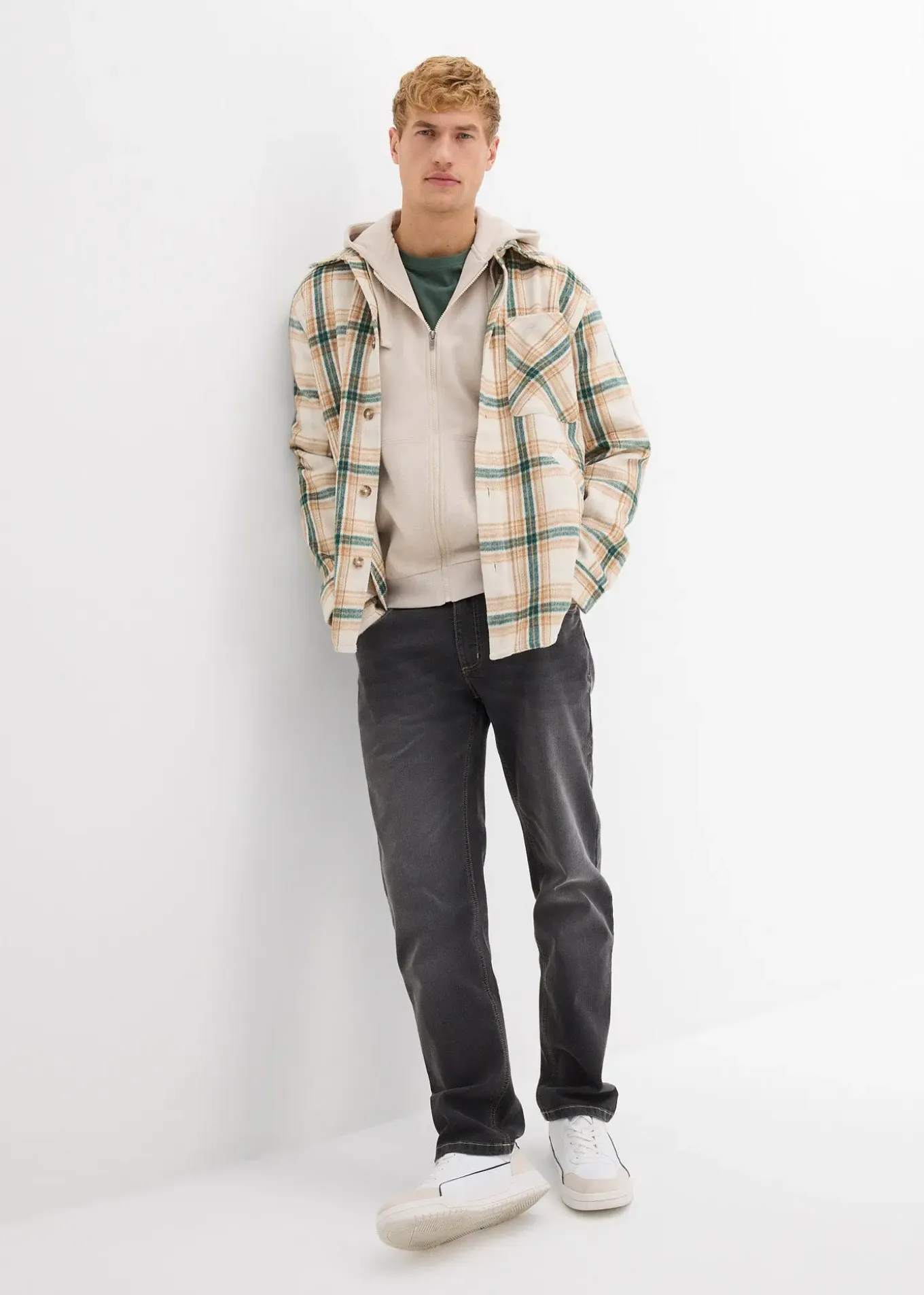 Sweat zippé à capuche, regular