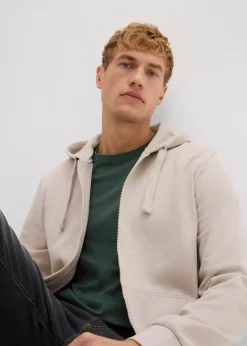 Sweat zippé à capuche, regular