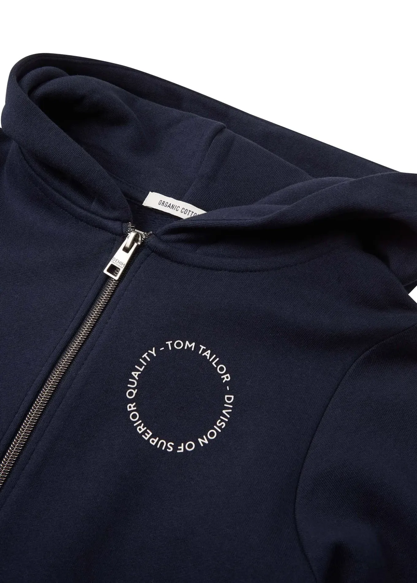 Sweat zippé à capuche Tom Tailor