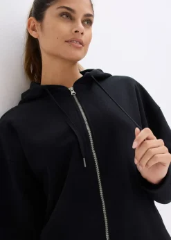 Sweat zippé 100% coton