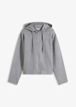 Sweat zippé 100% coton