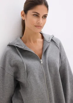 Sweat zippé 100% coton