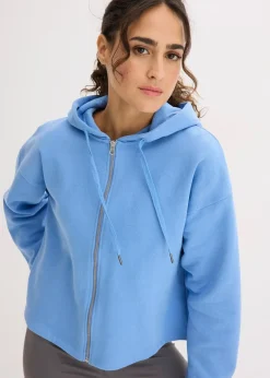 Sweat zippé 100% coton