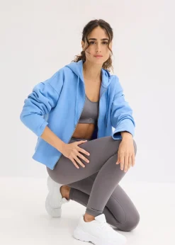 Sweat zippé 100% coton