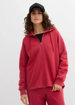 Sweat zippé 100% coton