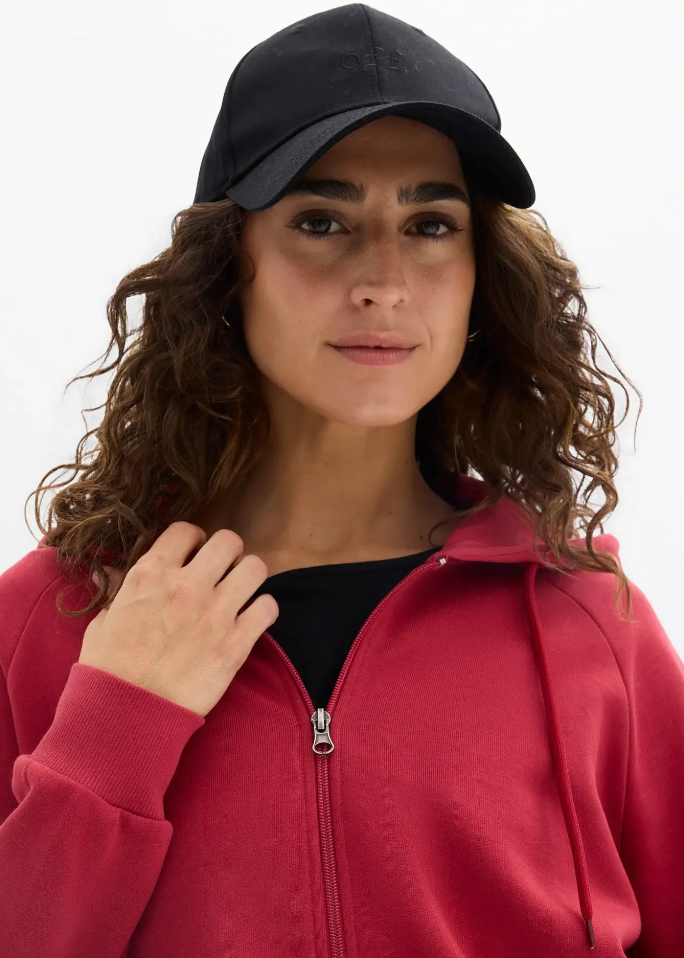 Sweat zippé 100% coton