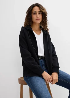 Sweat zippé 100% coton