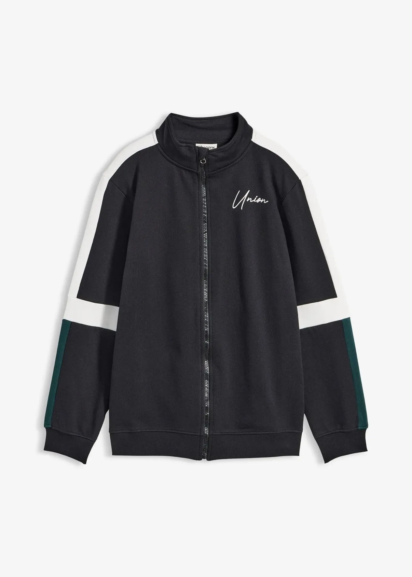 Sweat zippé 100% coton