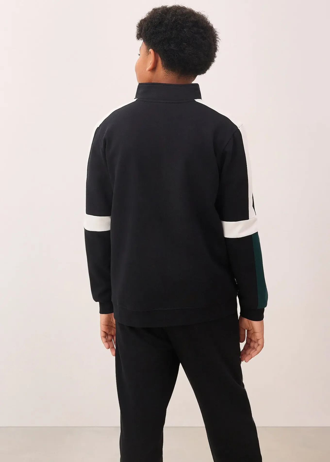 Sweat zippé 100% coton