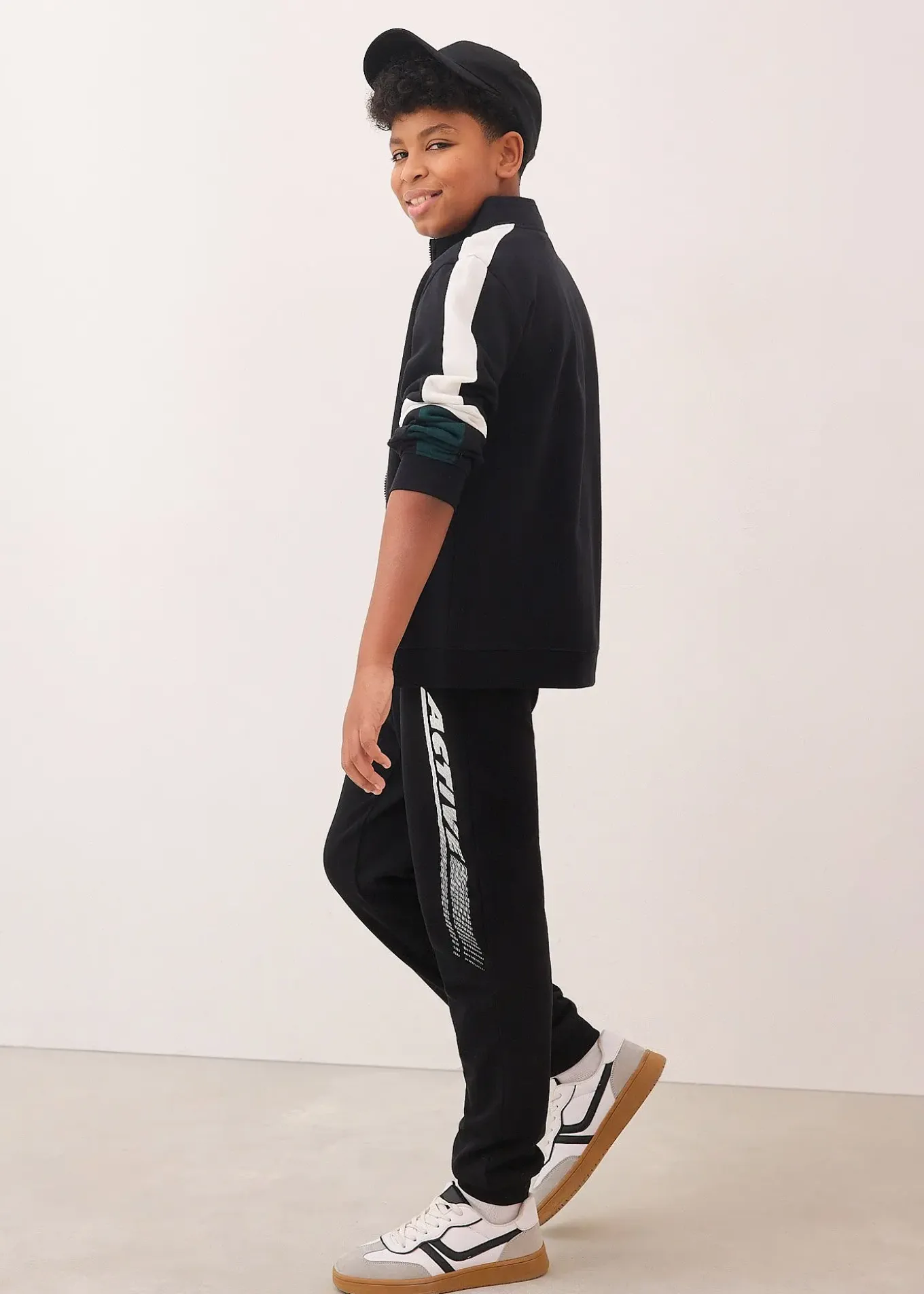 Sweat zippé 100% coton