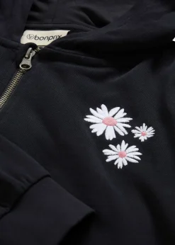 Sweat zippé 100% coton