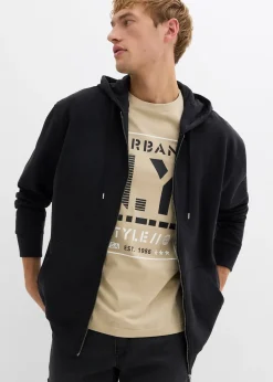 Sweat zippé ample à capuche