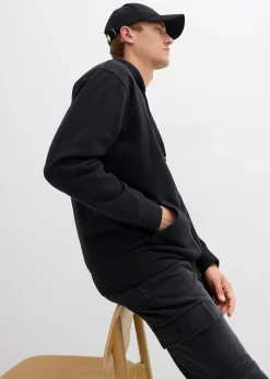 Sweat zippé ample à capuche