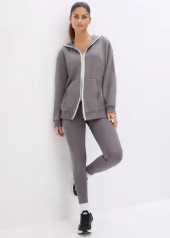 Sweat zippé chaud et large, séchage rapide