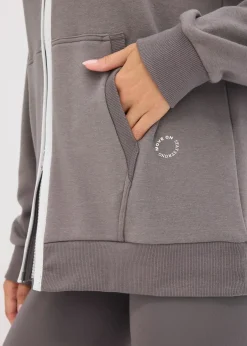 Sweat zippé chaud et large, séchage rapide