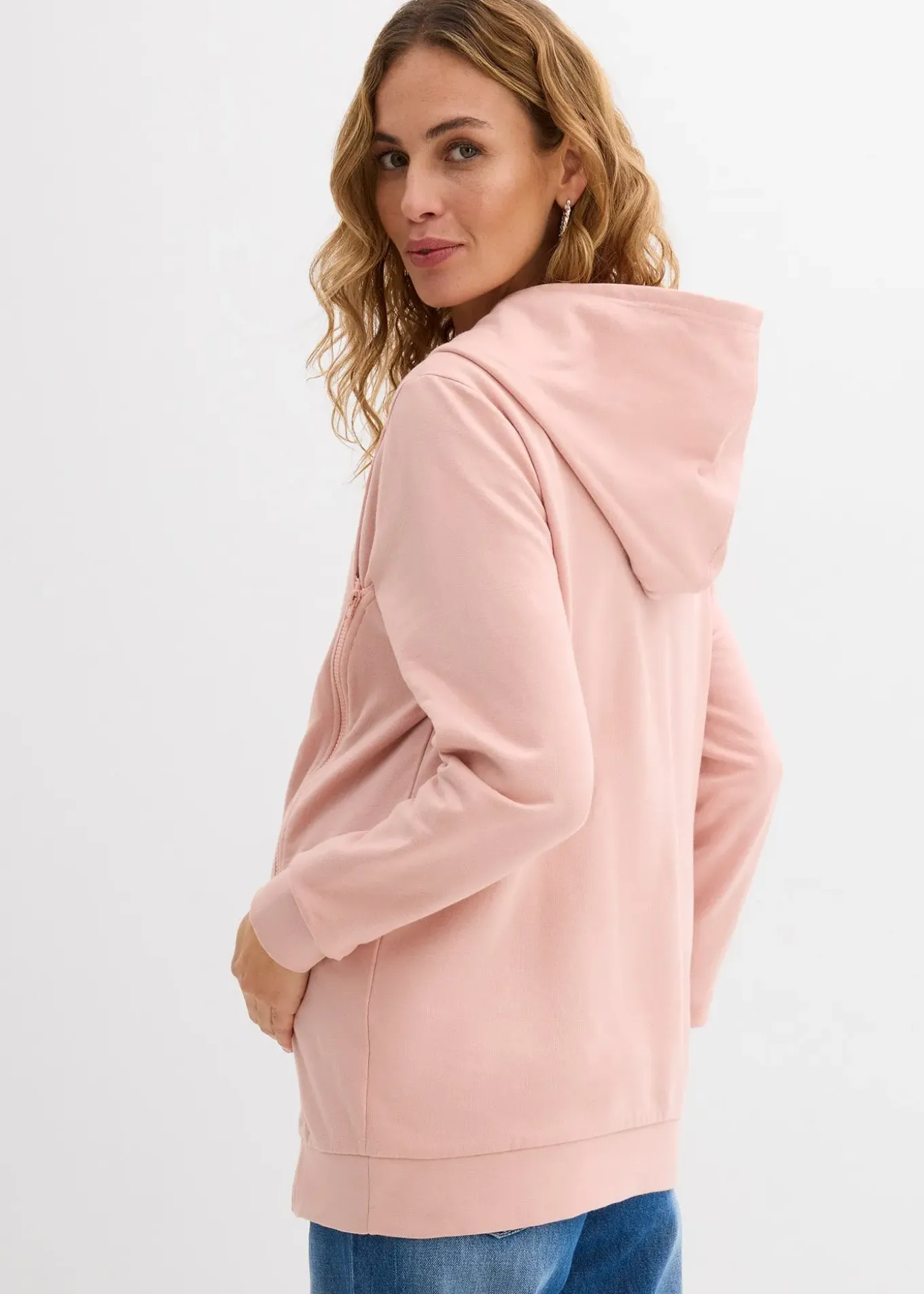 Sweat zippé de grossesse 3en1 avec empiècement de portage