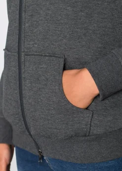 Sweat zippé de grossesse et de portage, intérieur douillet