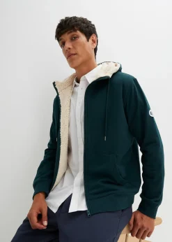 Sweat zippé doublé sherpa