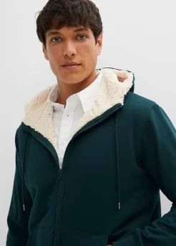 Sweat zippé doublé sherpa