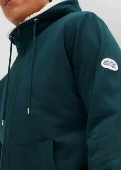 Sweat zippé doublé sherpa