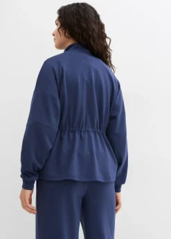 Sweat zippé en matière néoprène douce