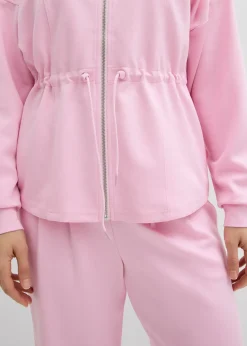 Sweat zippé en matière néoprène douce