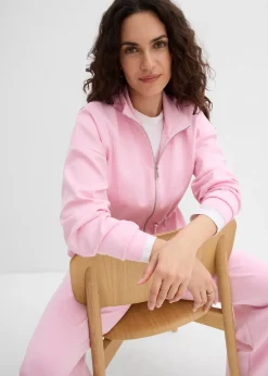 Sweat zippé en matière néoprène douce