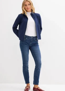 Sweat zippé en Punto di Roma confortable