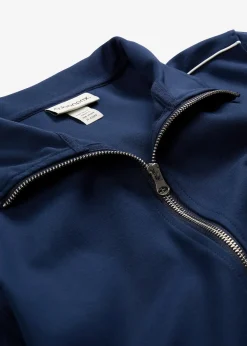 Sweat zippé en Punto di Roma confortable