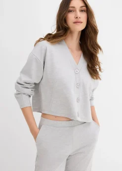 Sweat zippé en viscose mélangée