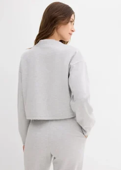 Sweat zippé en viscose mélangée