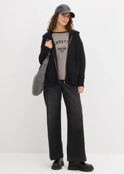 Sweat zippé oversize