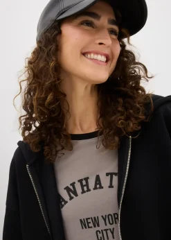 Sweat zippé oversize